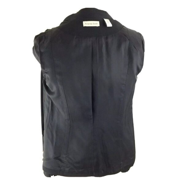 Amanda Smith~Women's Size 8~Black Career Office Wear Blazer Jacket NEW NWT $72.0 - Picture 7 of 10